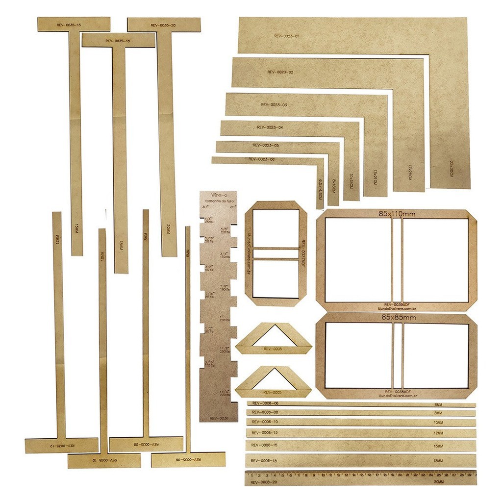 Gabarito Régua Fio Cabelo Esquadro Wire-o Post-it