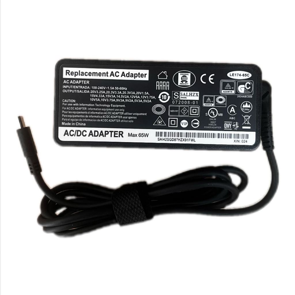 Fonte Carregador Compatível com Notebook 65w Type