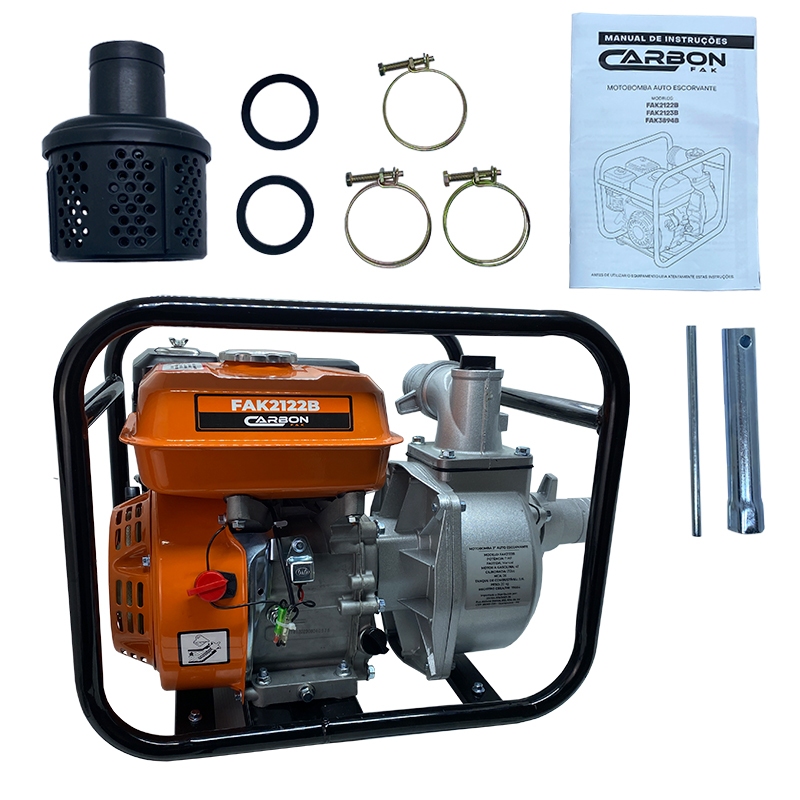 Motobomba 2 Polegadas Gasolina 4T Autoescorvante 7