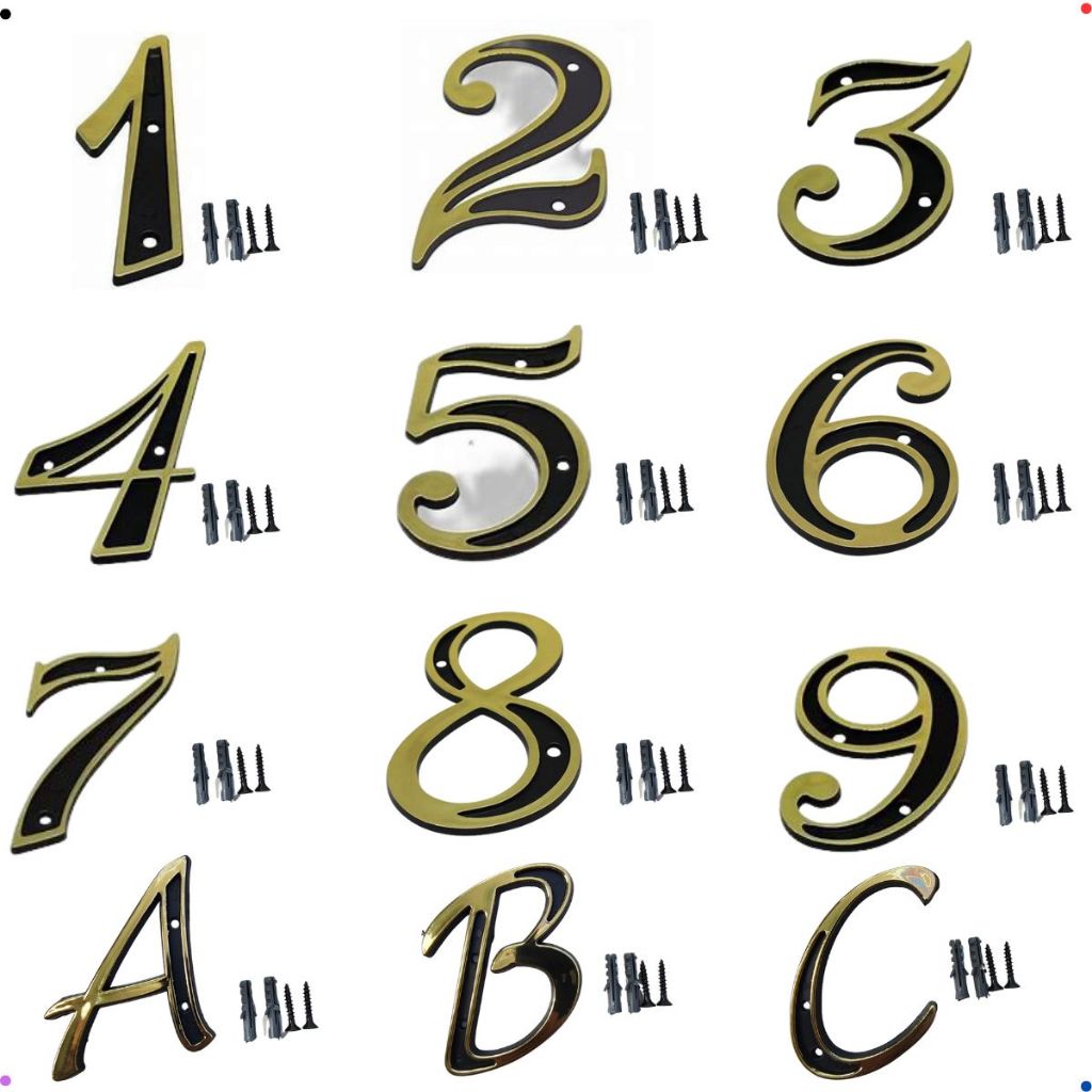 Números e Letras Residenciais Apartamentos Casa (