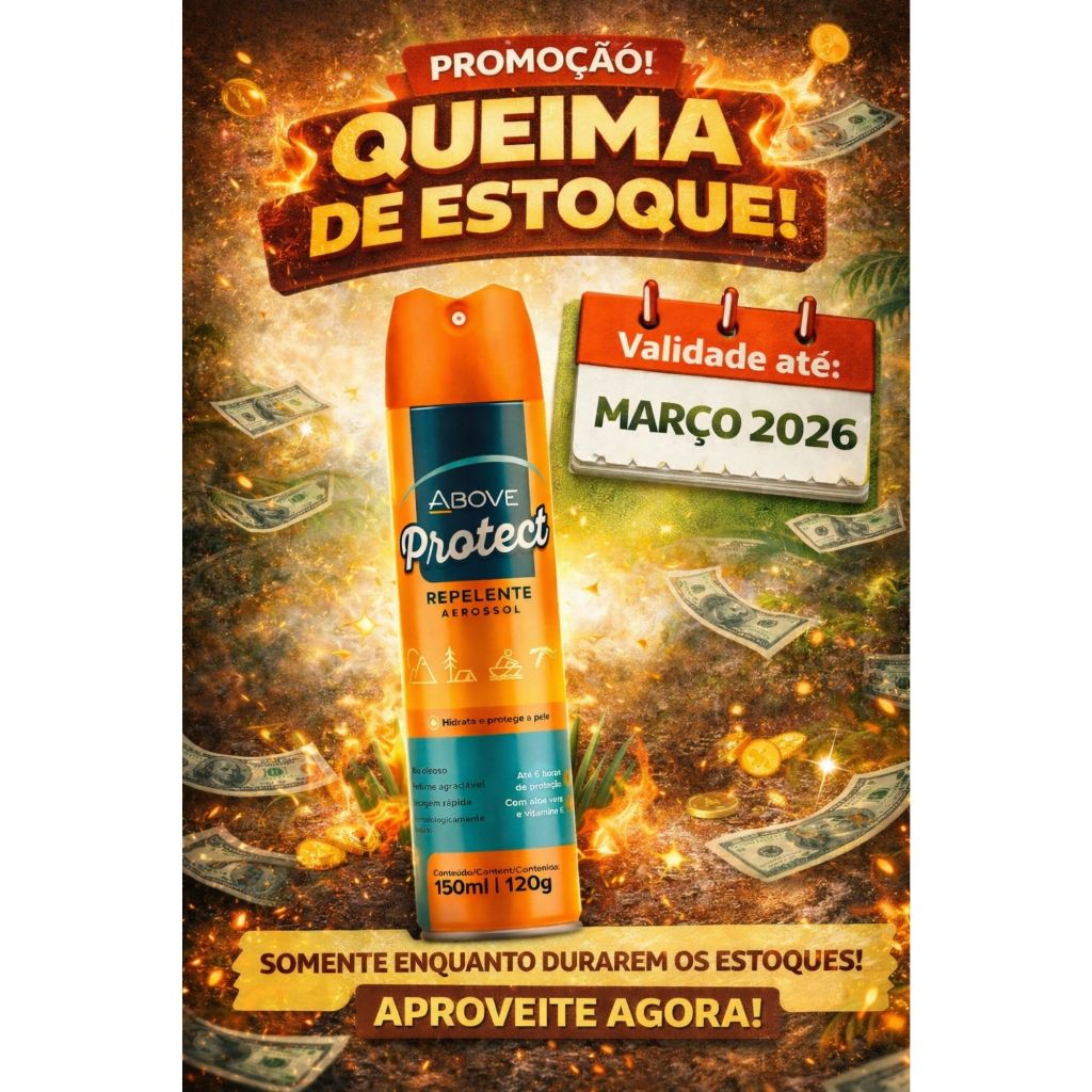 Repelente de Insetos Above Aerosol 150ML