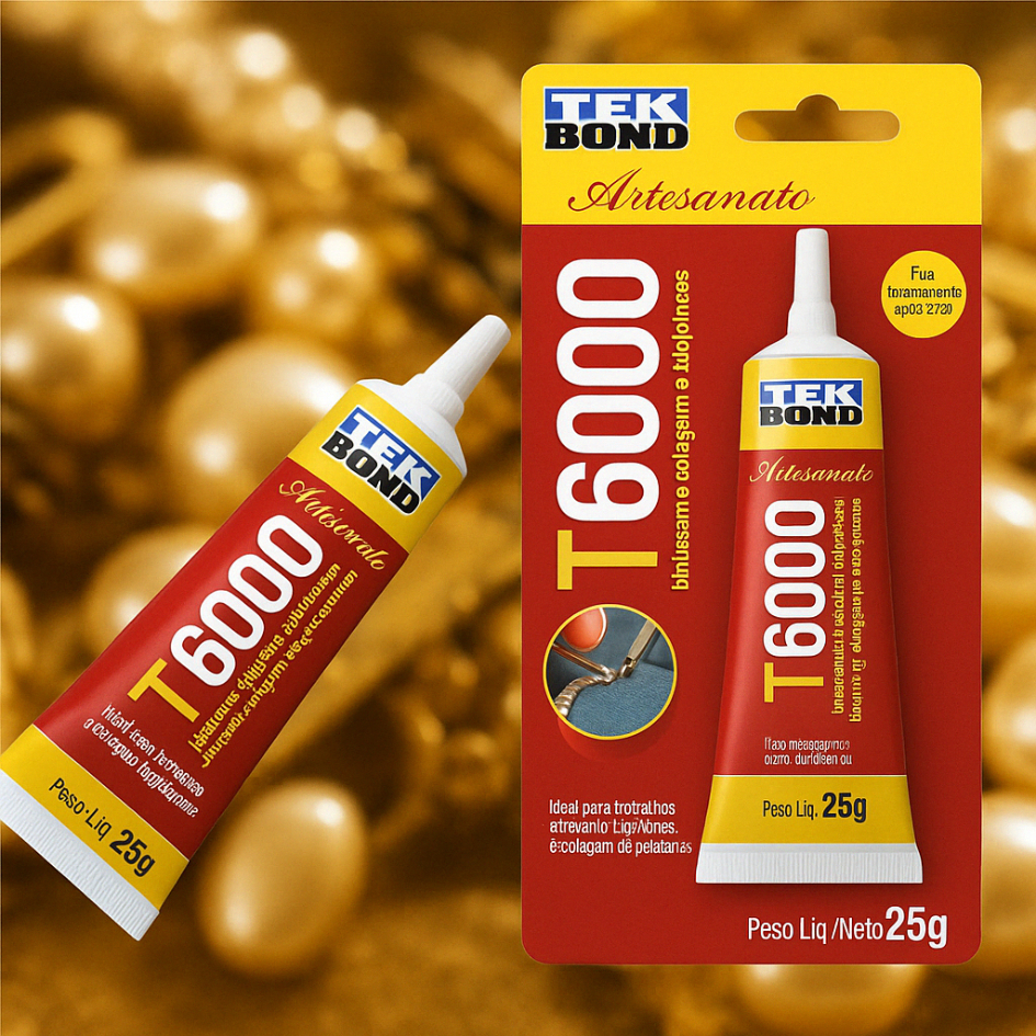 Cola TekBond T6000 Permanente 25g Transparente Art