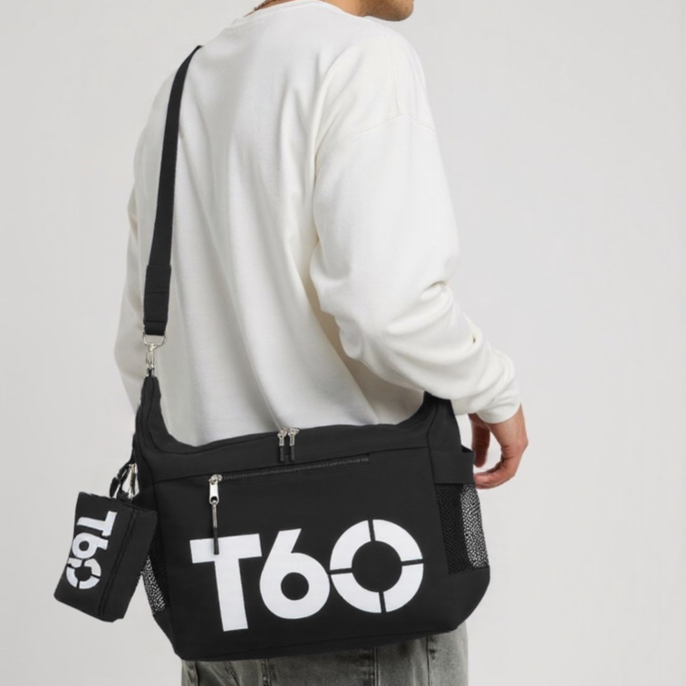 Bolsa de Ombro Com Bolsinha Marca T60 Original De 