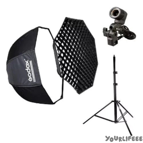 Kit Softbox Godox 120cm C/ Grid + Tripé + Suporte