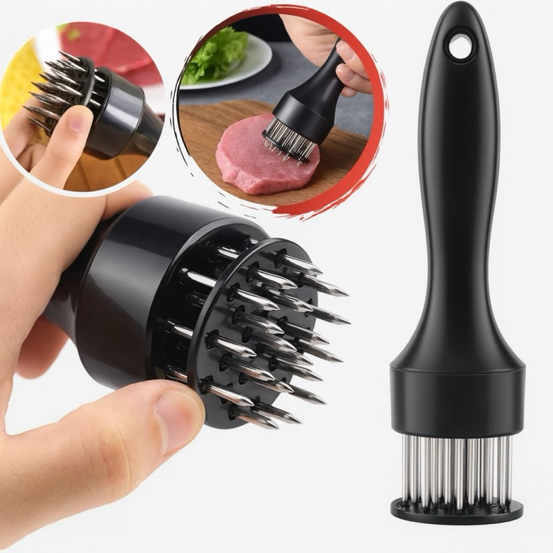 Amaciador de Carne Batedor Furador Dentes Metálic