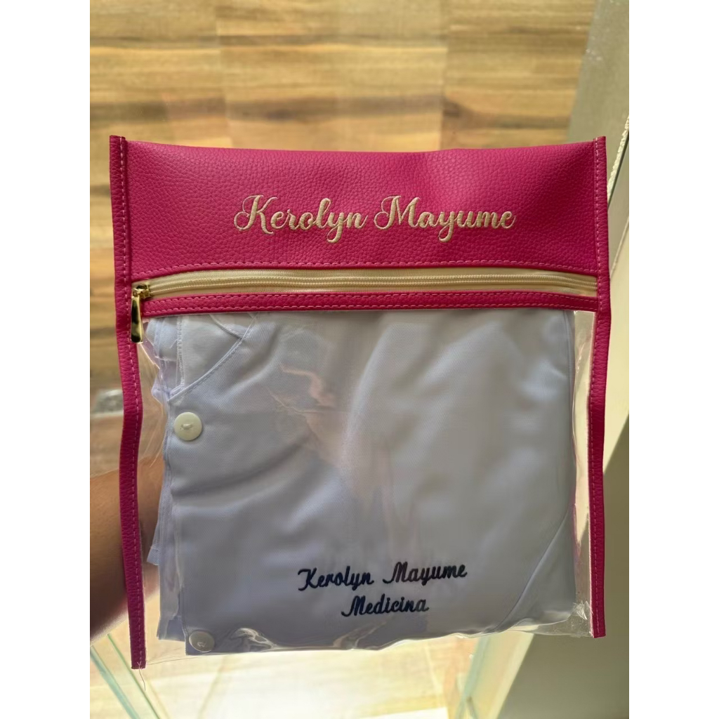 porta jaleco personalizado área da saúde porta s