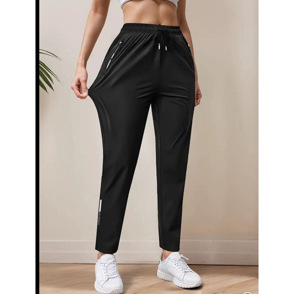 Calça Feminina Com Elastano Esportiva Fitness Sli