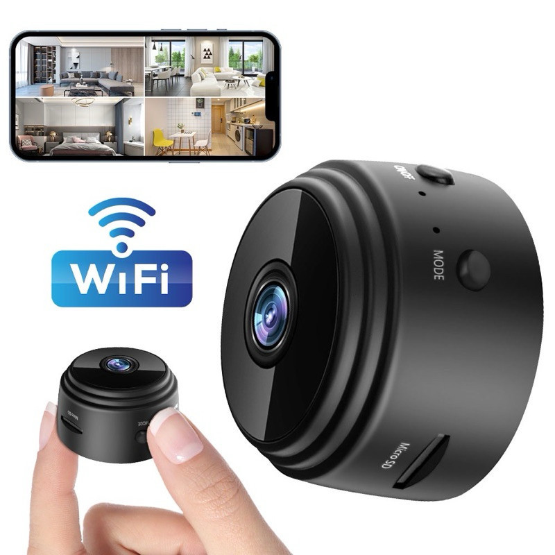 Câmera A9 Mini HD com Sensor de Presença Wi-Fi 1