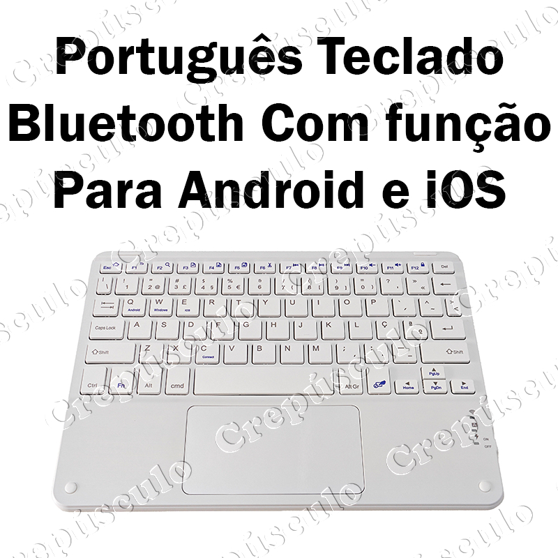 Lua cheia Teclado Português Bluetooth com funçã