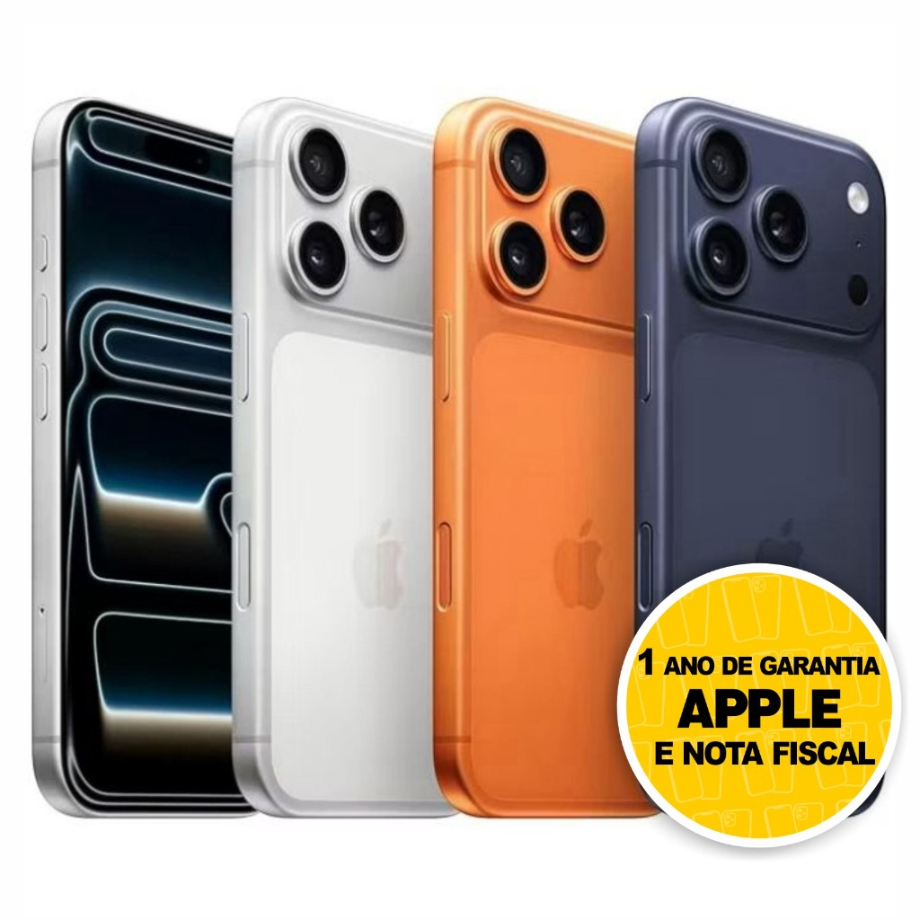 Celular IPhone 17 Pro E Pro Max 256GB 5G Dual E-si