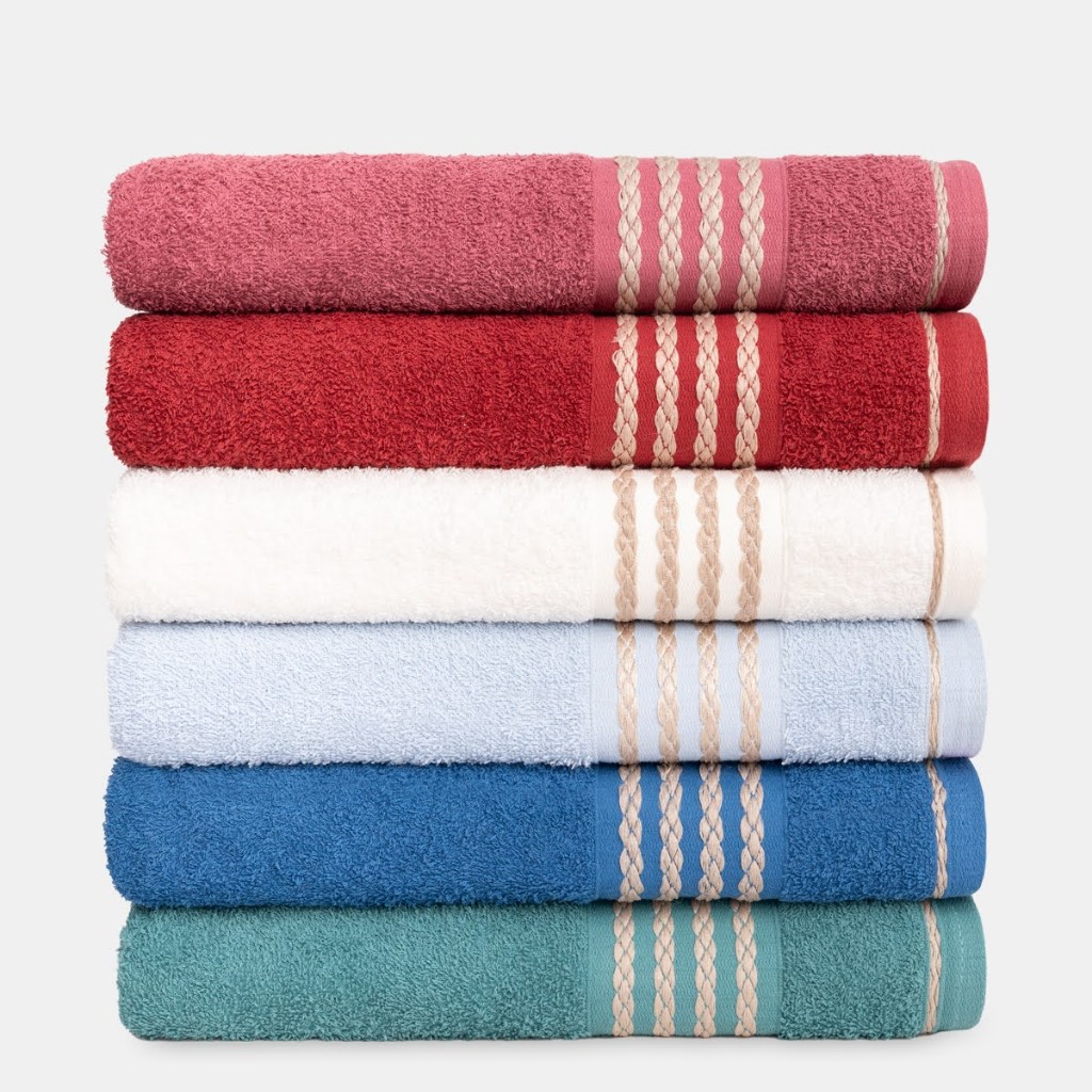 Kit 5 pçs Toalha de Banho Grossa Super Luxo em 10