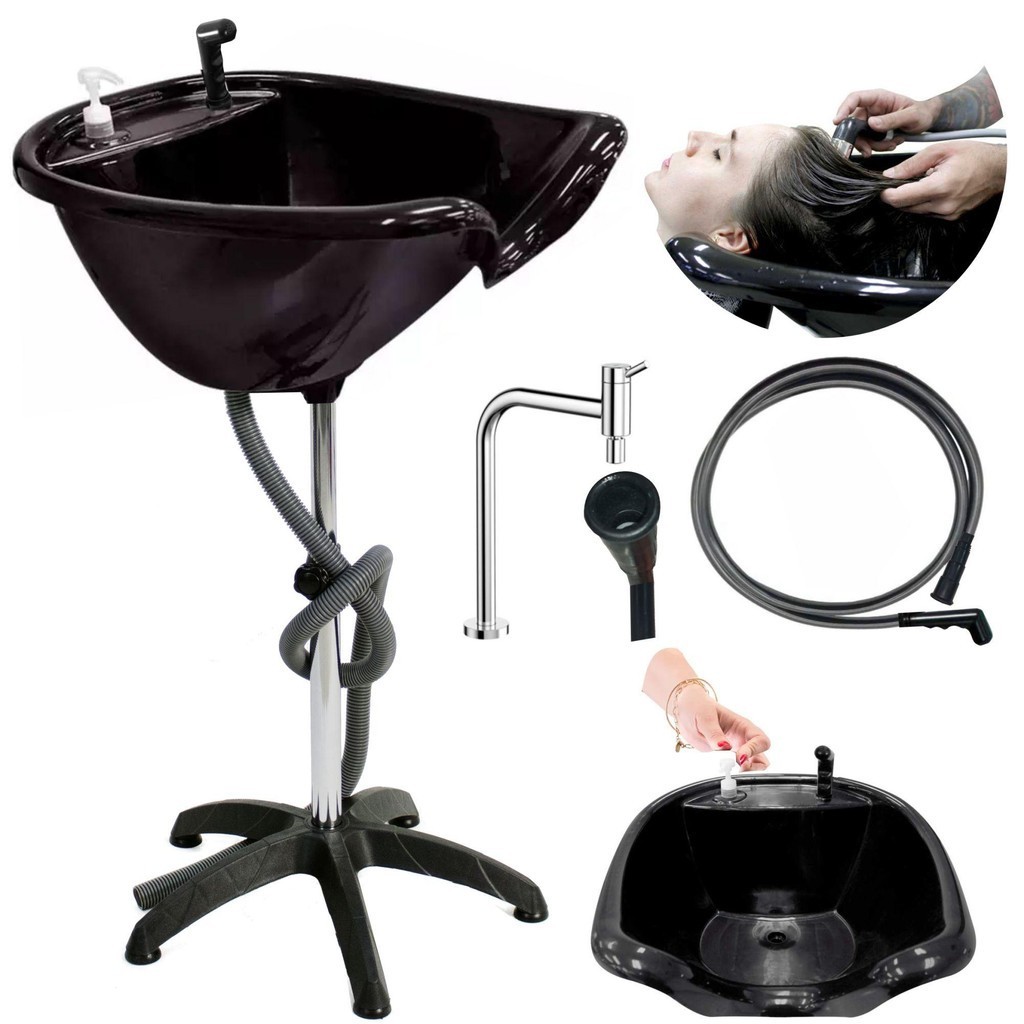 Lavatório De Cabelo Portátil Cuba Móvel Salão
