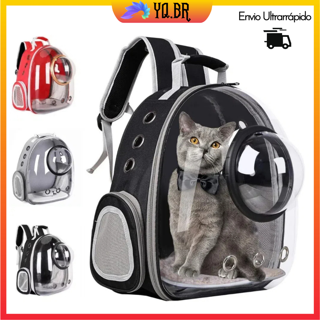 Mochila Bolsa Pet Visão Panorâmica Astronauta Co