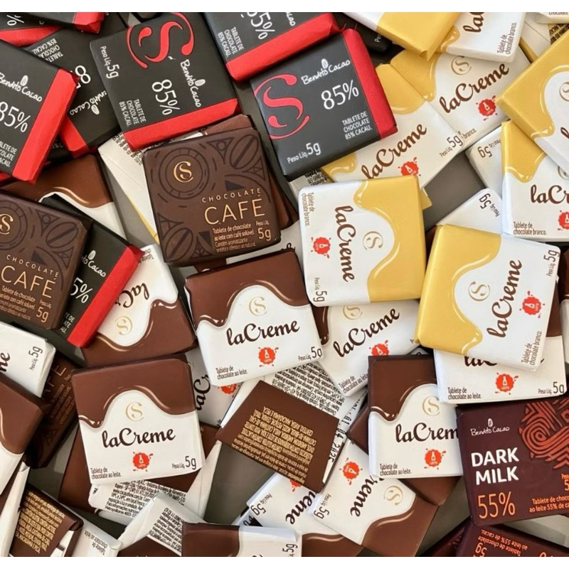 Kit 30 un Cacau Show tablete chocolate 5g NAO ACOM