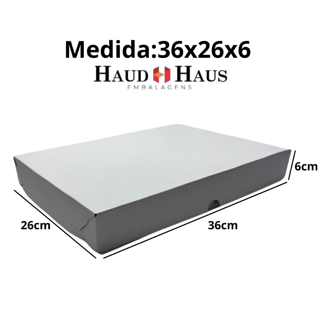 Kit 5 Caixas Para Salgados Doces 36x26x6 Papelão