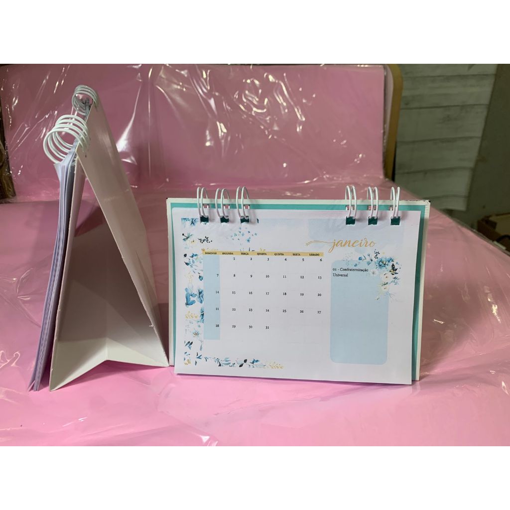 Calendário Papel 2026 calendario de mesa em papel
