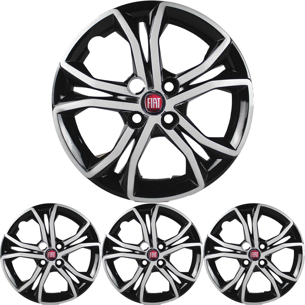 JG 4 Calota Argo 2023 +TODOS Aro 15 Black Piano co