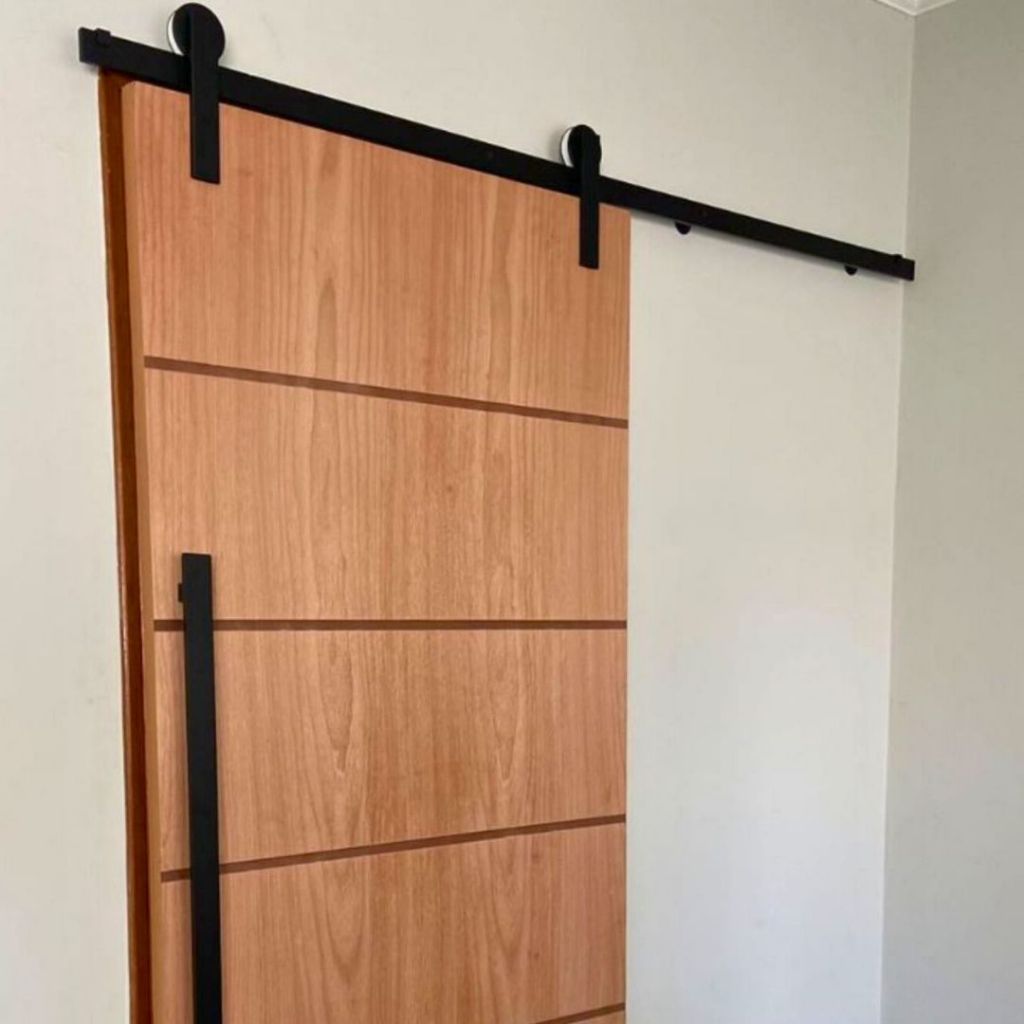 Kit Para Porta de Correr Roldana Aparente Em Alum�