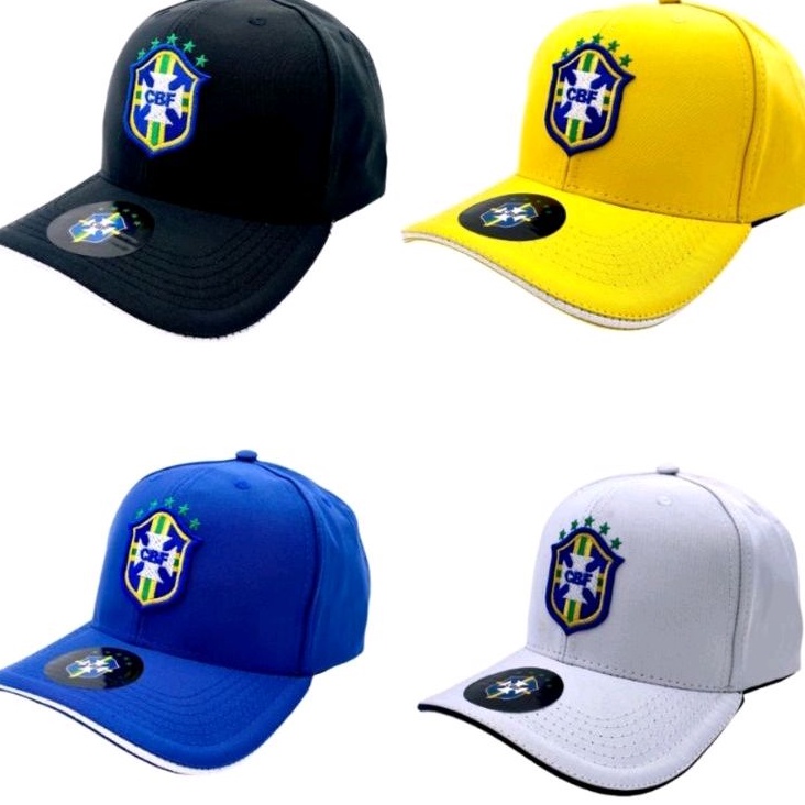 Boné Brasil Seleção brasileira Copa Qba curva-E