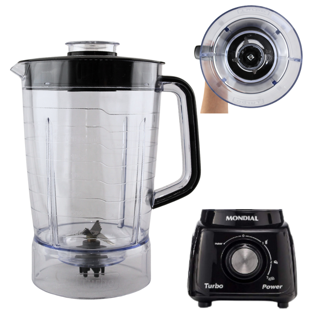 Copo Liquidificador Mondial Turbo Power Sangel L 9
