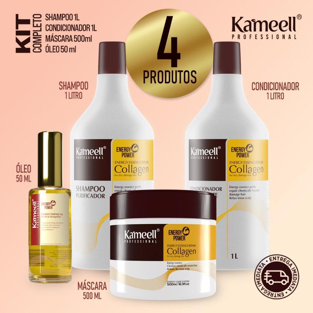 Kit JKS Profissional Collagen Shampoo 1L + Condici