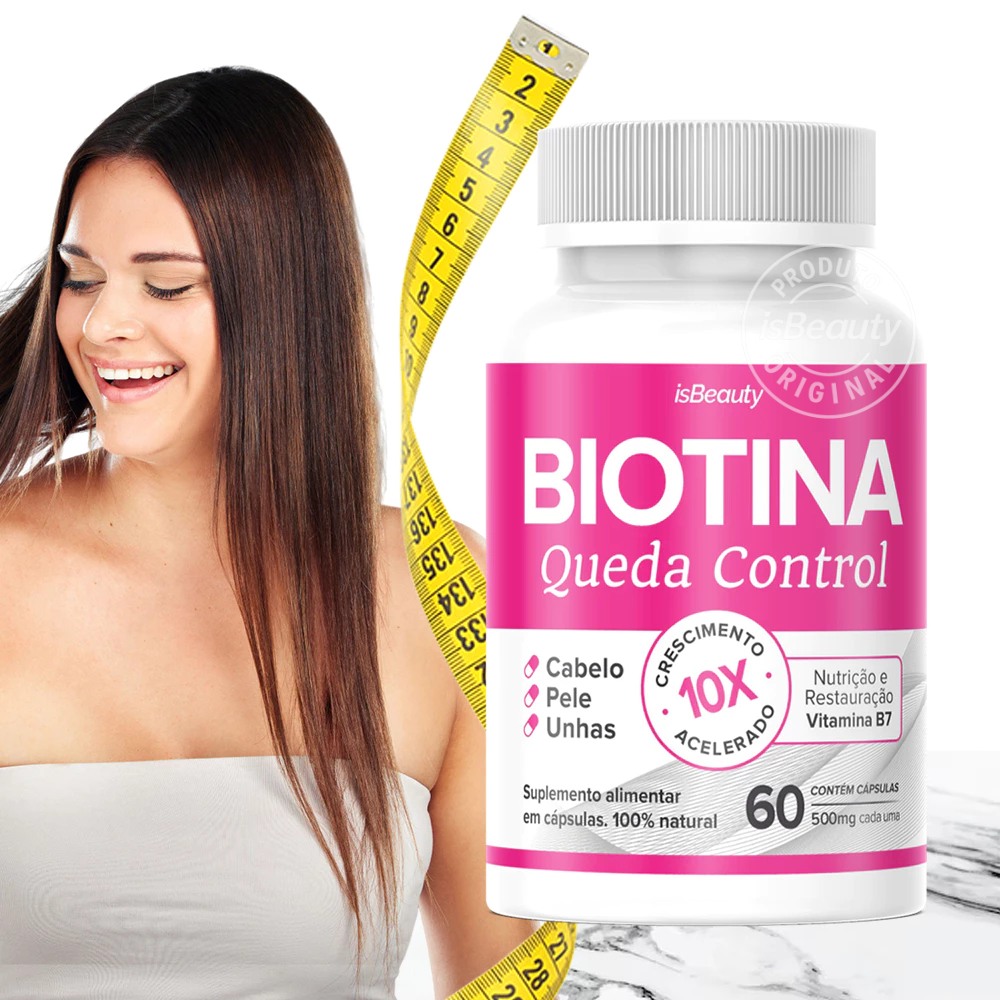 Biotina Cabelos, Pele e Unhas – Crescimento 