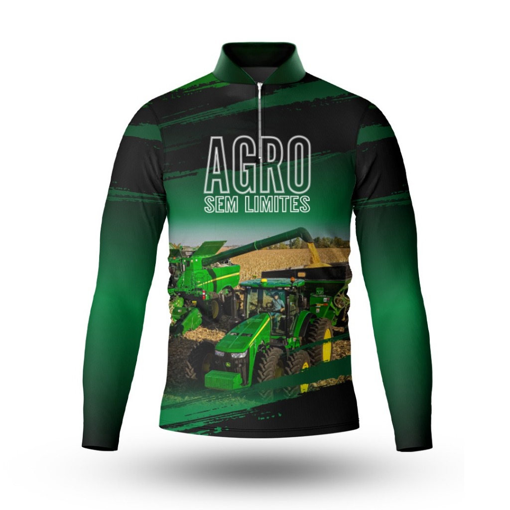 Camisa Camiseta Agro Masculina Agricultura Proteç