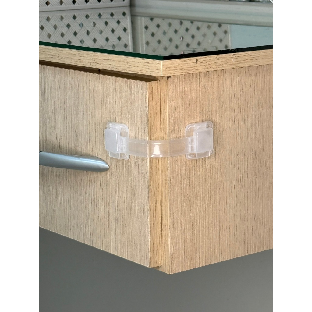 Kit 10 Trava Gaveta Armário Geladeira Porta Vaso 