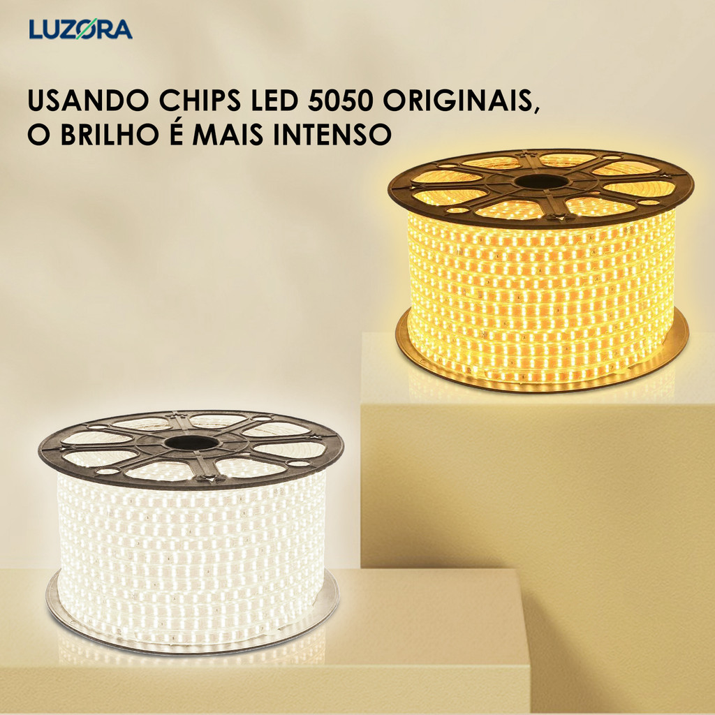1 a 10 Metros Fita Mangueira de LED 5050 para Deco