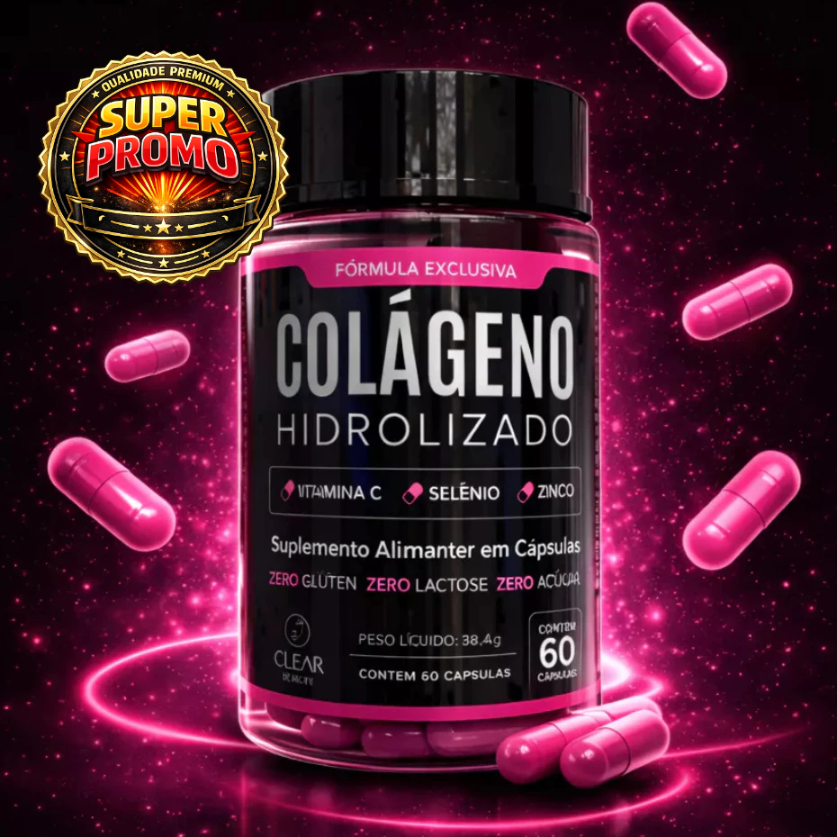 Colágeno Hidrolisado Com Selenio e Zinco Zero Aç