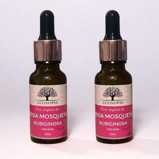 Óleo de Rosa Mosqueta Rubiginosa 100% PURO Kit co
