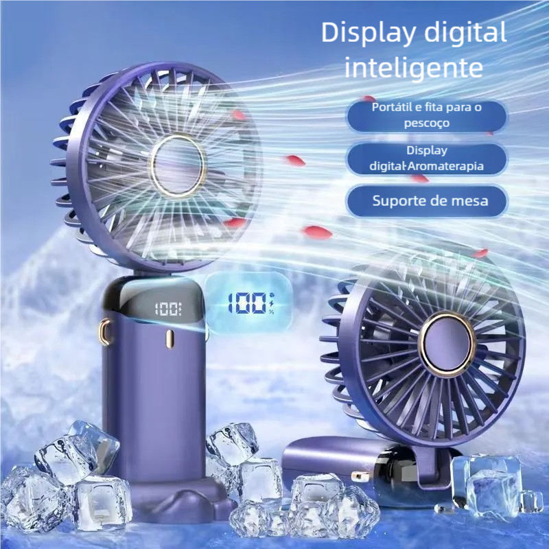 Mini Ventilador USB Recarregável  Portátil Dobr�