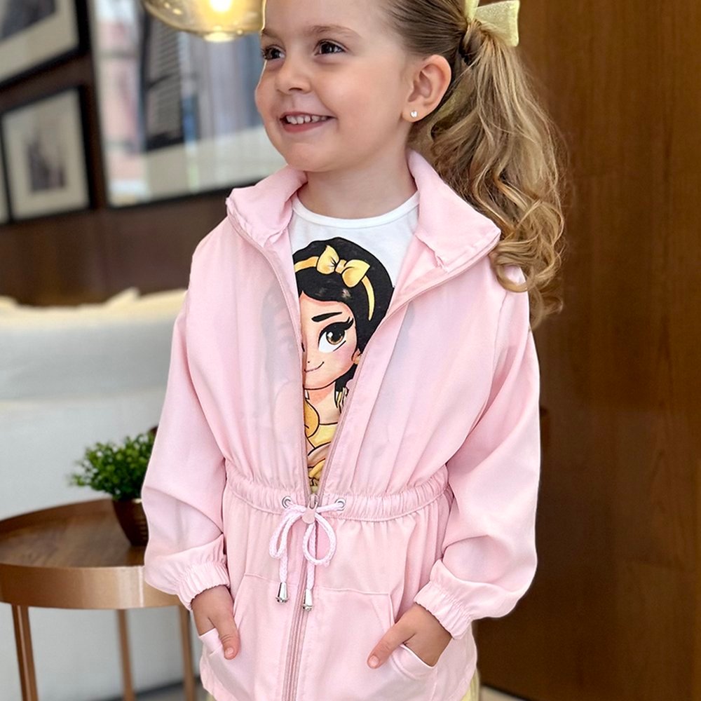 Jaqueta PARKA Infantil Corta Vento Manga Longa La