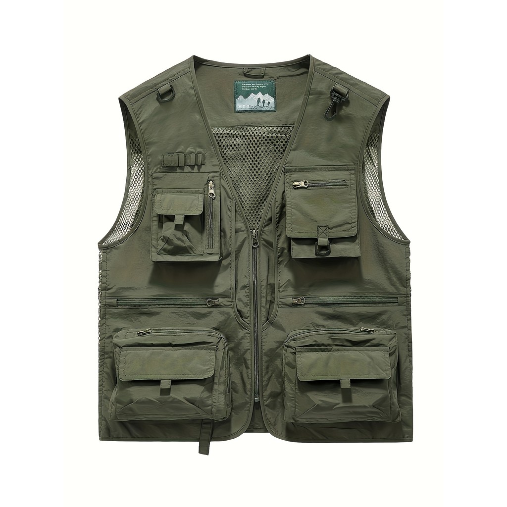 Colete Masculino Primavera Outono Plus Size Multib