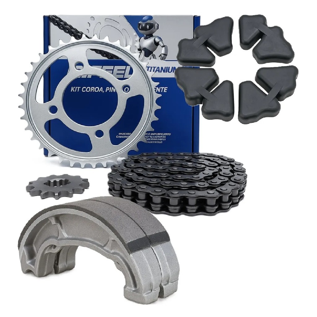 Kit Relação Cg Titan Fan 150 2009 2010 2011 2012