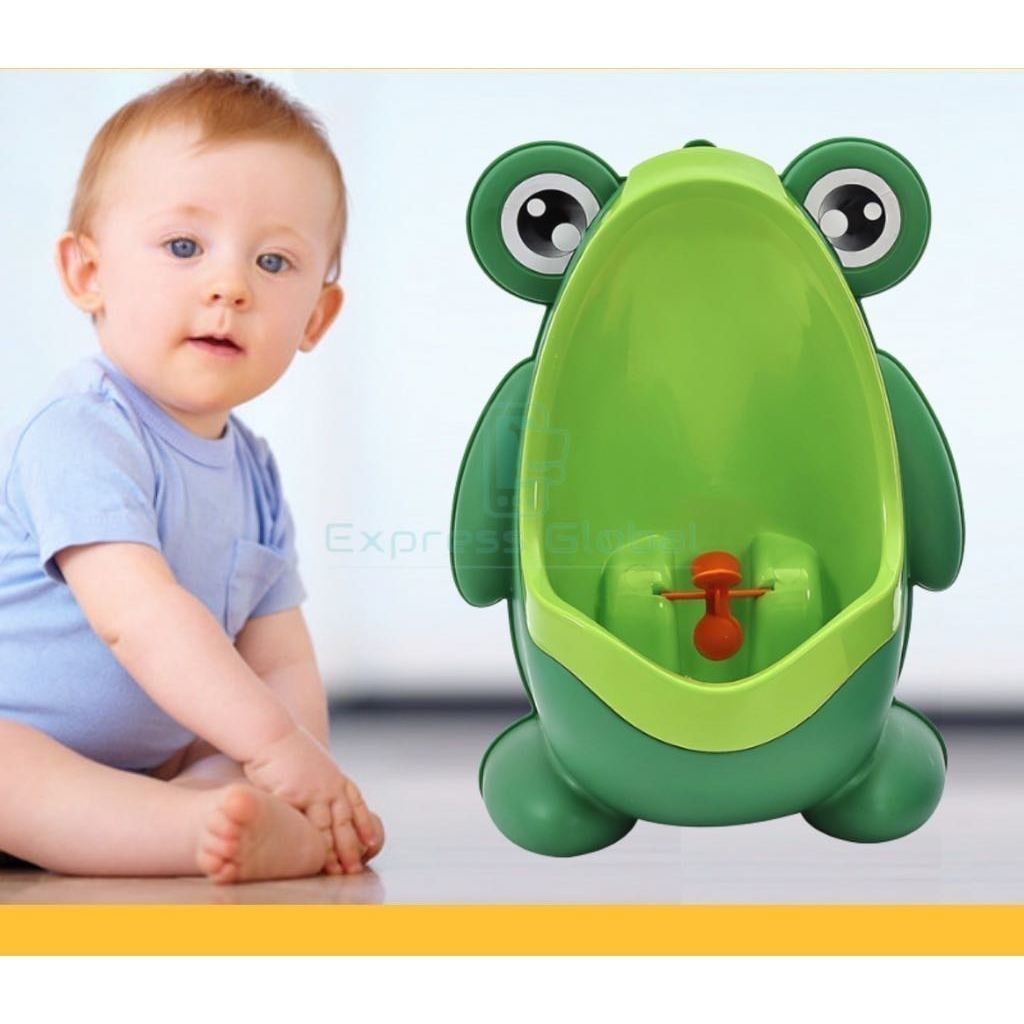 Penico de Sapinho Mictório Infantil Sapo Menino&#