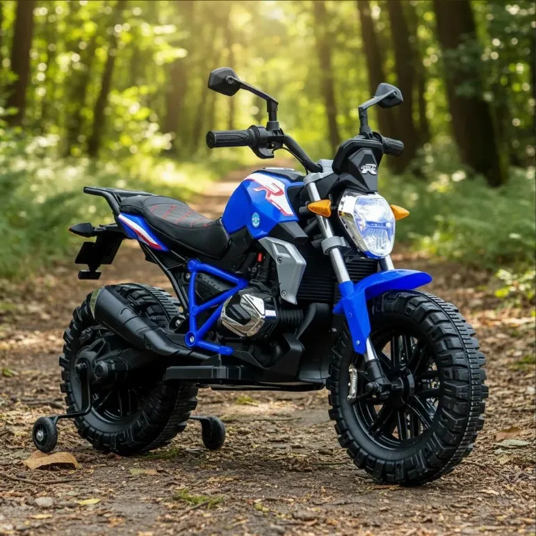 Moto Elétrica Infantil 12v Com Pneus De Borracha