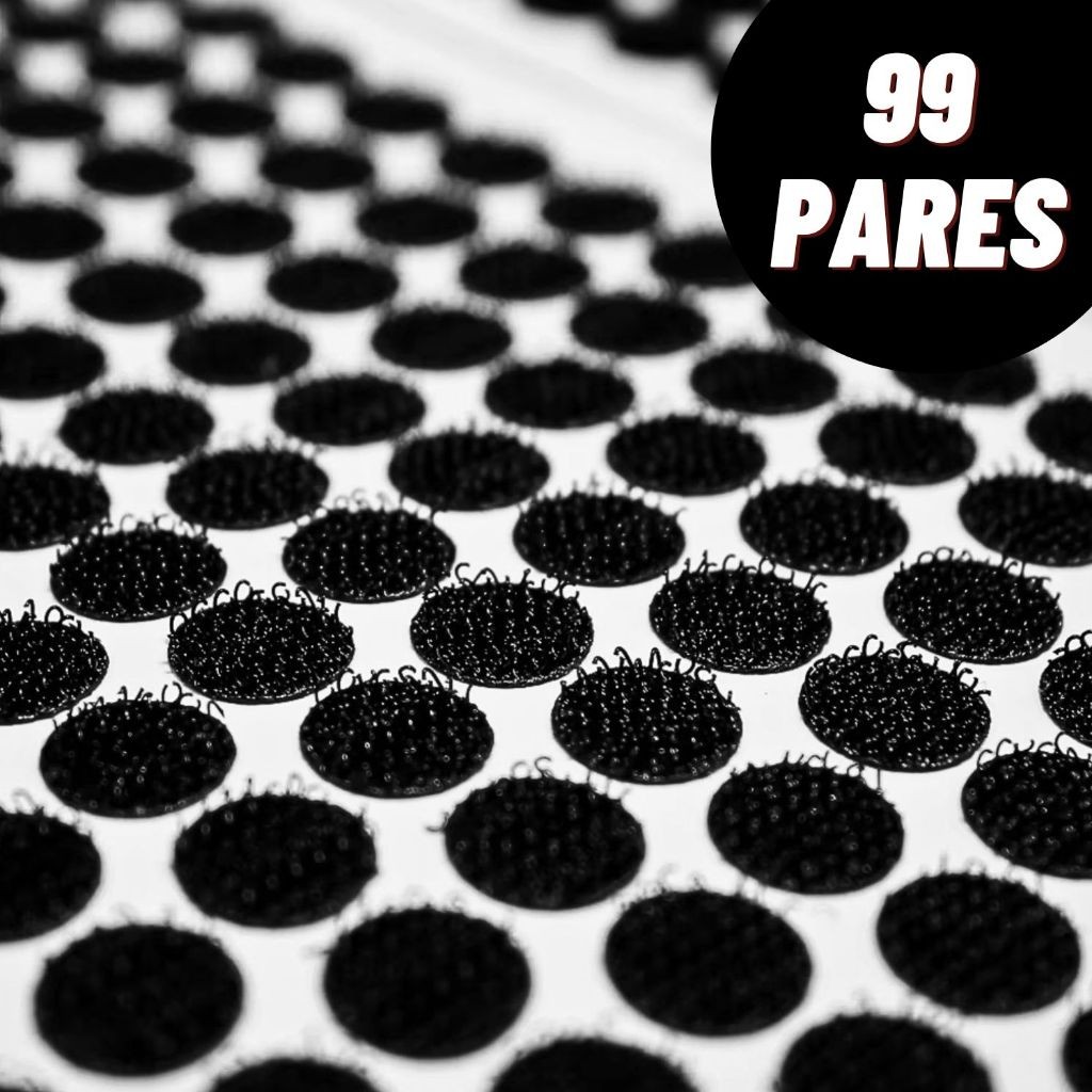 99 Pares Pontos De Velcro Fecho De Contato Carrapi