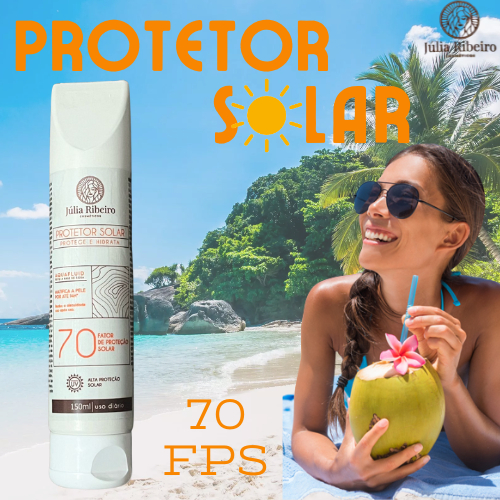 Protetor Solar FPS 70  150ml | Toque Seco, Rápida