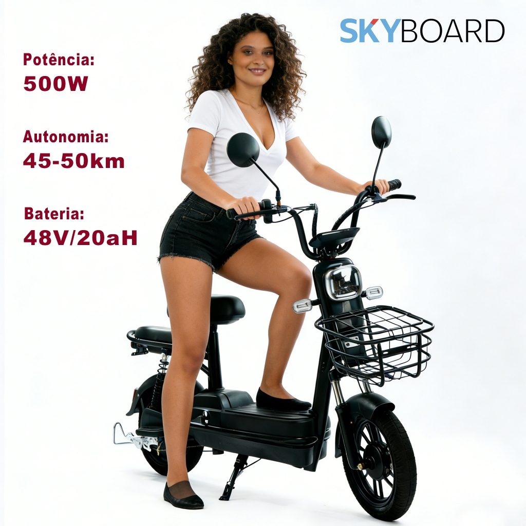 2026 NOVOBicicleta Elétrica SKYBOARD 48V20Ah -50K