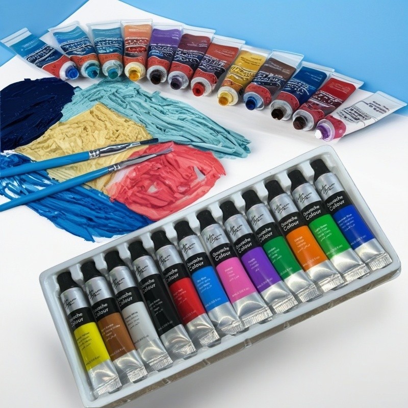 Tinta Profissional para Artistas / Kit 12 Cores Vi