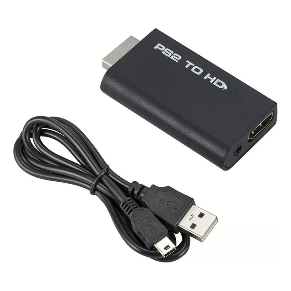 Adaptador Conversor Ps2 P/ Hdmi 720/1080p Video Ga