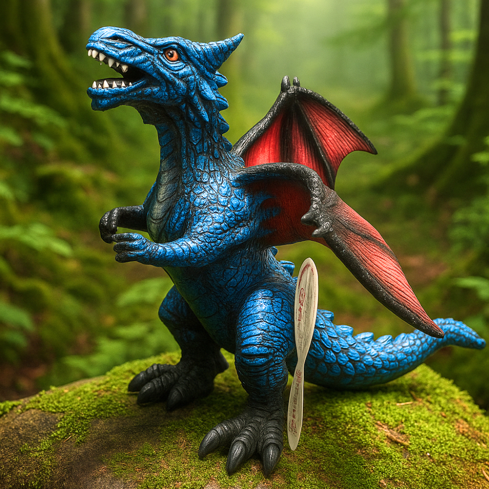 Dragão e Dinossauro Resistente com ótimo materia