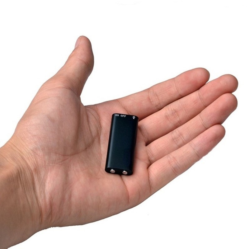 Gravador De Voz Ultrafino Digital Som Ativado Dita