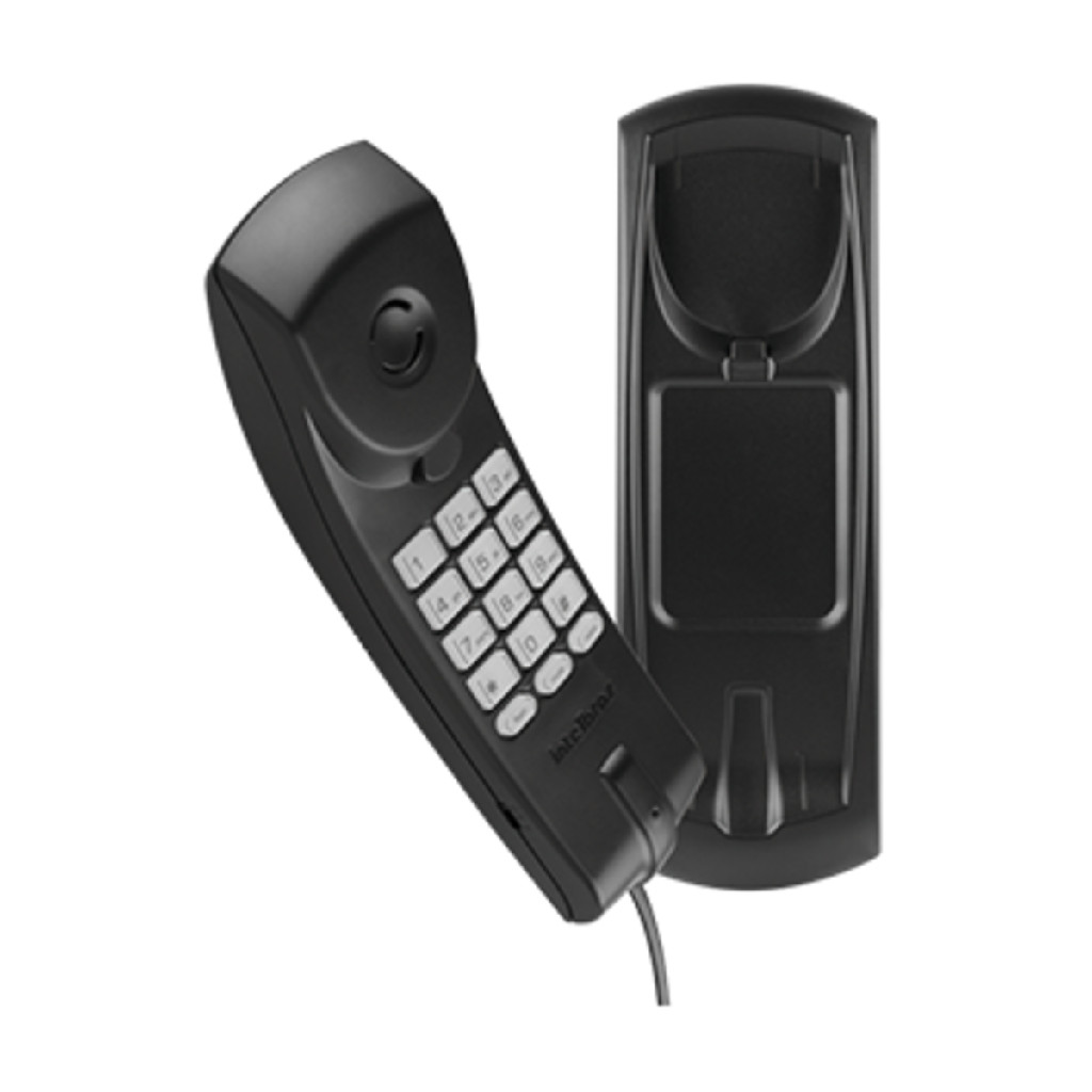 Telefone Com Fio Preto Tc-20 Intelbras