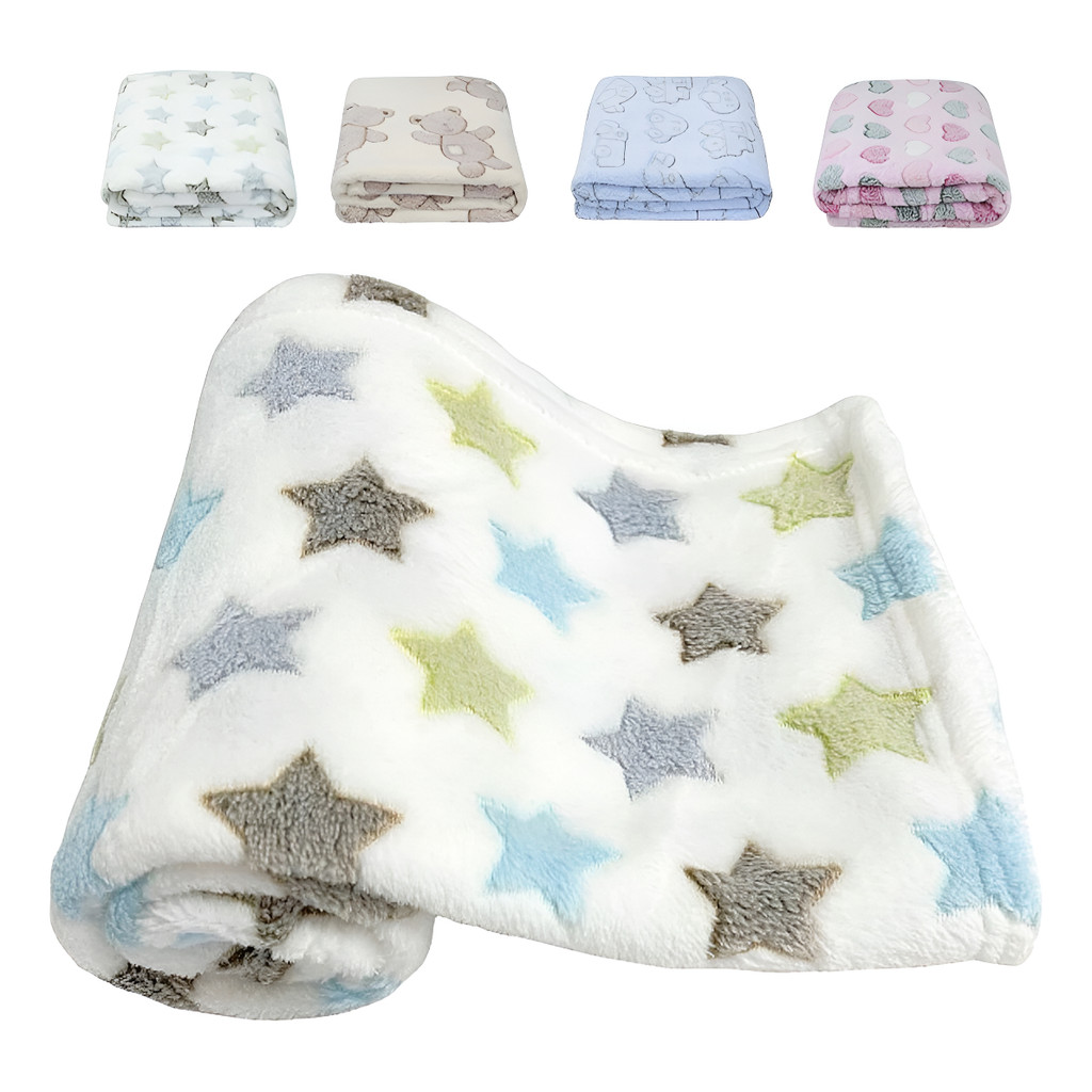 Mantinha Bebê Manta Antialérgica Infantil Cobert