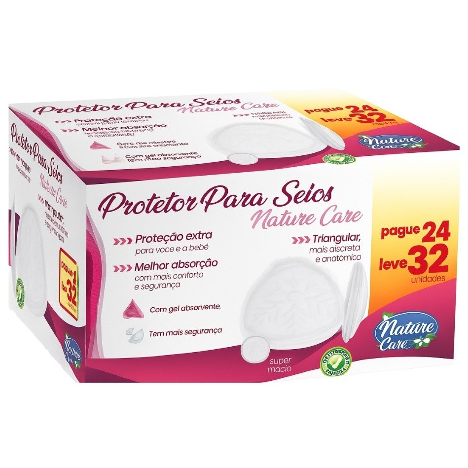 Absorvente Protetor para Seios Nature Care Caixa c