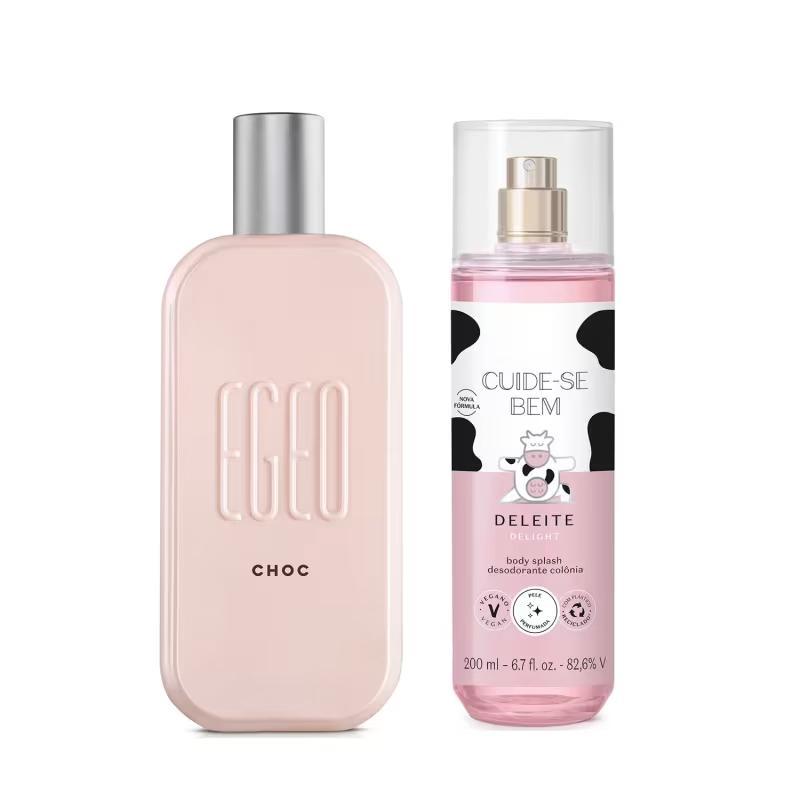 KIT TENTAÇÃO: Egeo Choc + Body Splash Deleite pa
