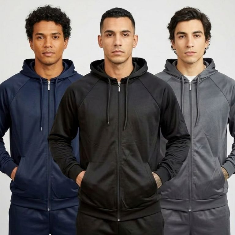 Blusa de Frio Com Touca Corta Vento Forrada Com Bl