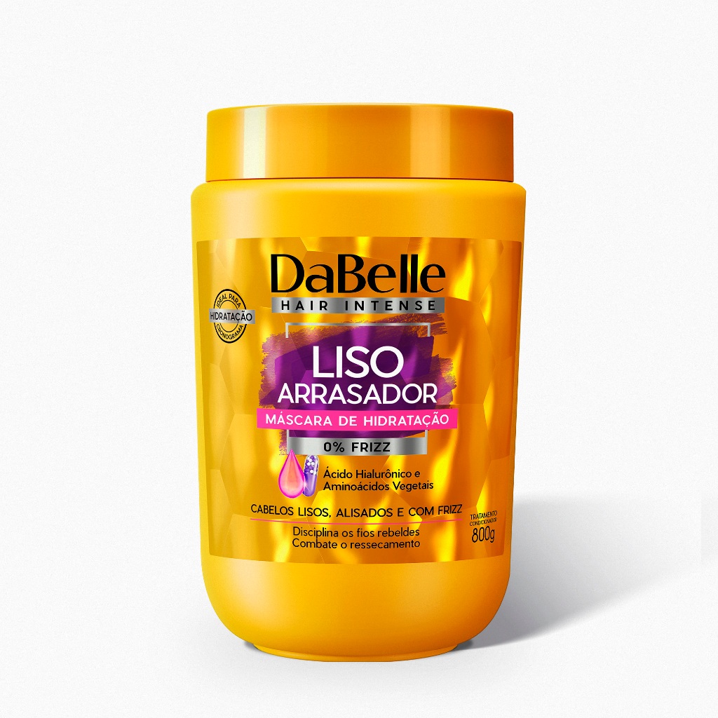 Máscara Liso Arrasador DaBelle Hair 800g